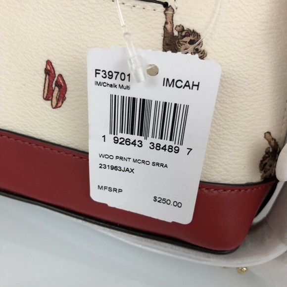 Coach Wizard of Oz Micro Mini Handbag Toto Ruby - Picture 4 of 7